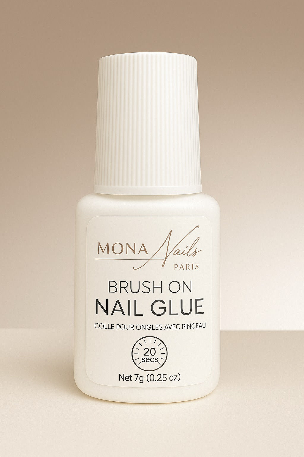 Liquid glue with brush