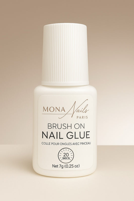 Liquid glue with brush